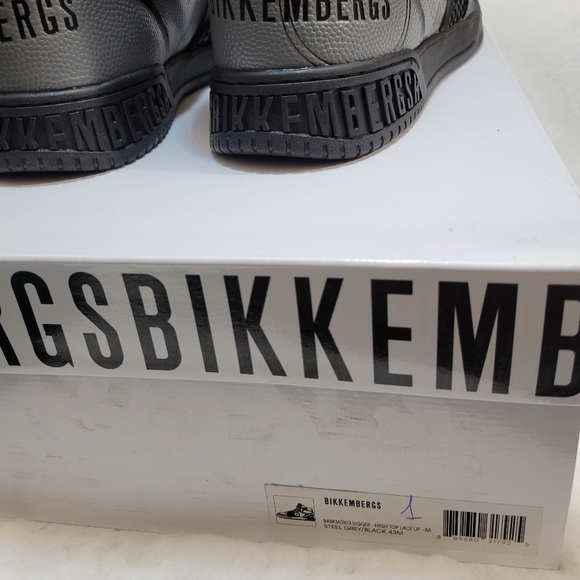 BNIB BIKKEMBERGS MEN'S HIGH-TOP LACE-UP SIGGER SNEAKERS US 9.5 - Picture 12 of 13